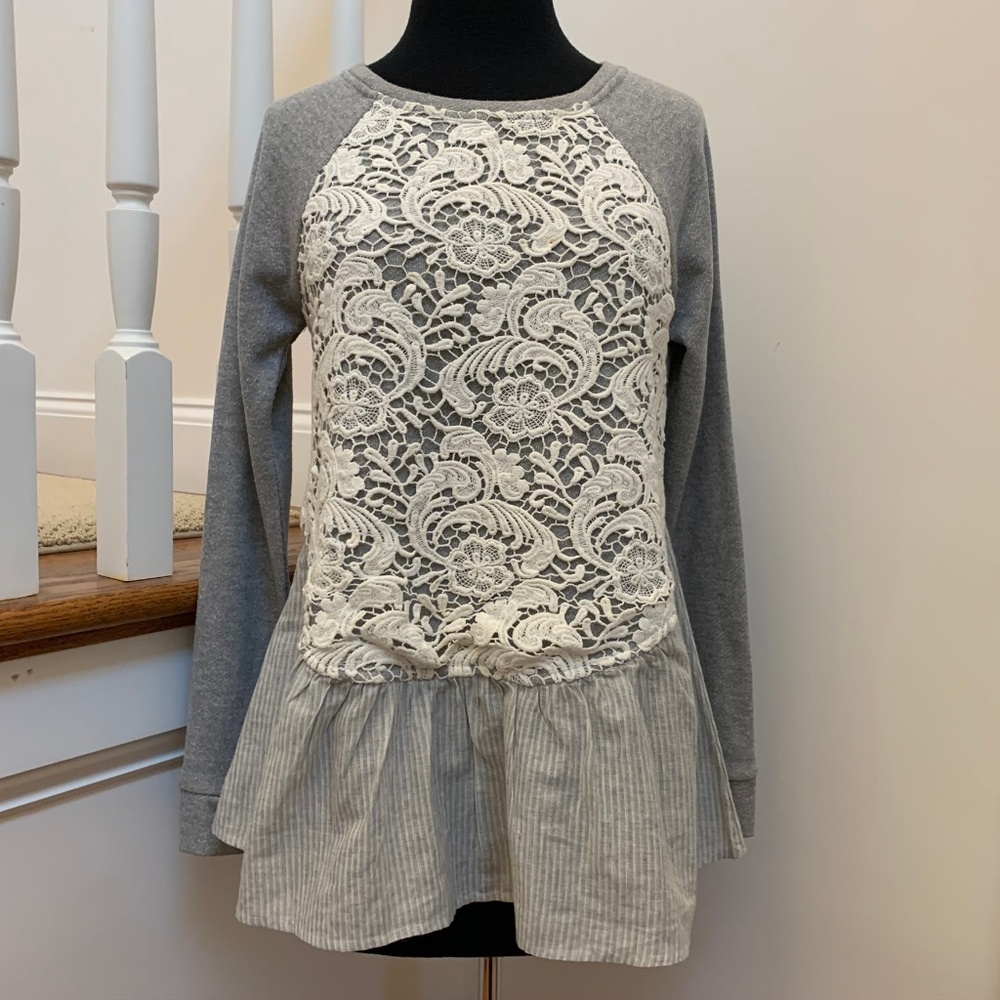 Anthropologie Sunday In Brooklyn Top Size XS Grey